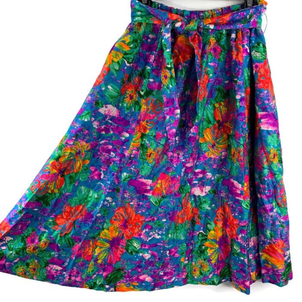 Vintage Sun Fashions of Hawaii Tropical Skirt